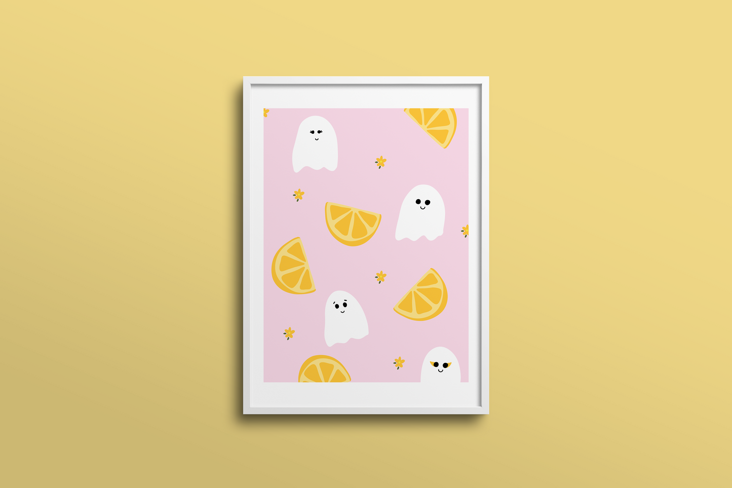 Lemon Ghost 5x7 Print